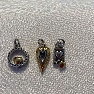 Brighton Heart Charm Bundle
Silver and Two Tone ( set of 3)